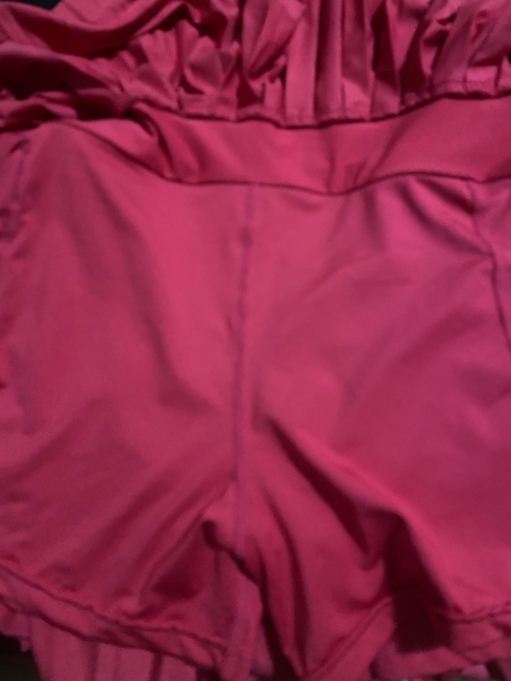Gold Hinge Pink Pleated Tennis Pickleball Golf Attached Shorts Mini Skirt S - Picture 3 of 12